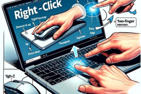Right Click On A Laptop