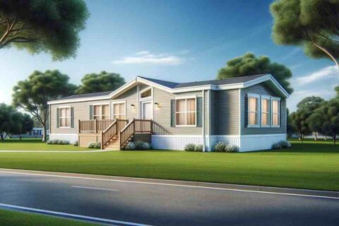 double wide mobile home